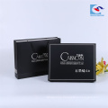 Factory cheap black drawer white card Clothing Packaging Box custom logo